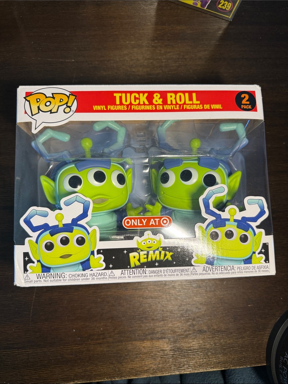 Funko Pop! Tuck & Roll Remix 2-Pack Green Aliens with Blue Accents